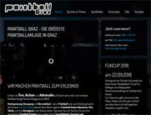 Tablet Screenshot of paintball-graz.com
